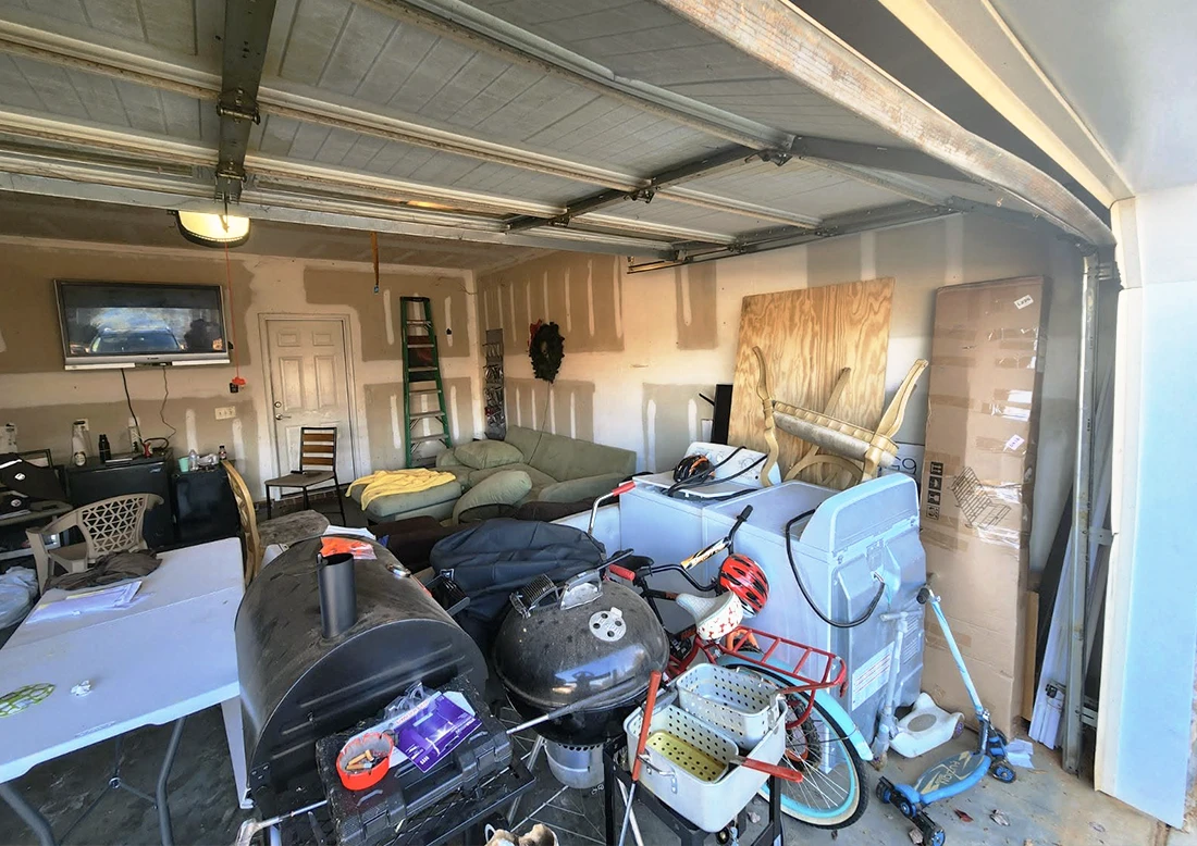 Garage cleanout services from Junk Wizards in Gastonia North Carolina