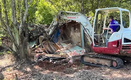 Heavy Equipment Shed Removal in Gastonia, North Carolina