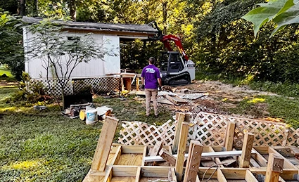 Residential Shed Removal in Gastonia, North Carolina
