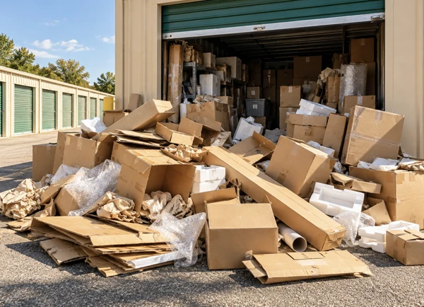 Professional storage unit cleanout and hauling in Gastonia NC